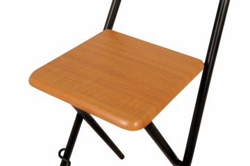 Inklapbare barkruk zwart / kersen